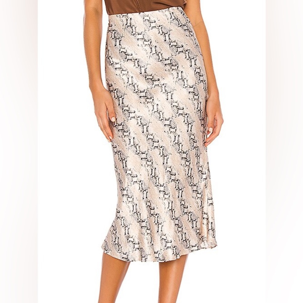 Bec & Bridge Snake Python Slip Skirt - image 2
